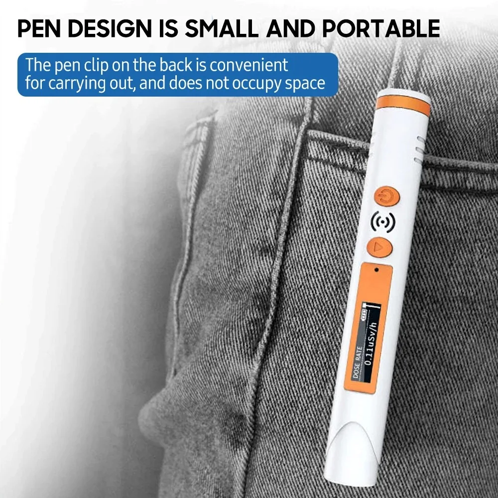 Radiation Detector HFS-P3 Pocket Pen Type x y &beta; ray Dose Alarm Geiger Counter Dosimeter