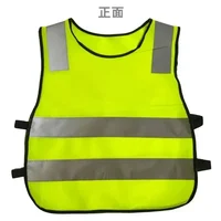 Gilets réfléchissants de sécurité nocturne pour enfants étudiants, gilet d'avertissement de circulation routière pour enfants, gilets réflecteurs réfléchissants, veste de vêtements 4