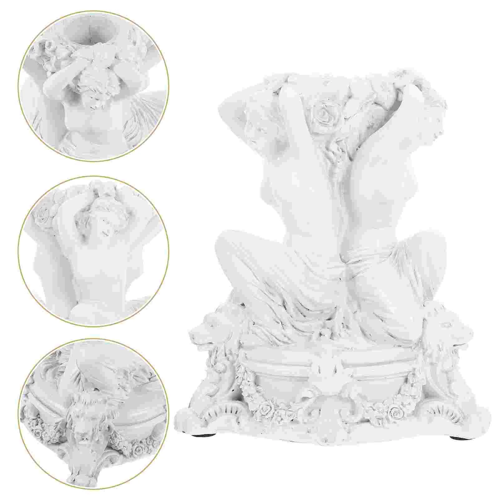 

Mythological Figures Shaped Holder Nordic Style Stick Wedding Tabletop Holder