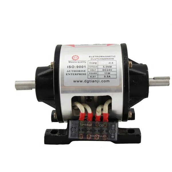 

Внутренняя электрическая электромагнитная муфта и тормозная группа для машины для резки пищевых продуктов, 24 В постоянного тока