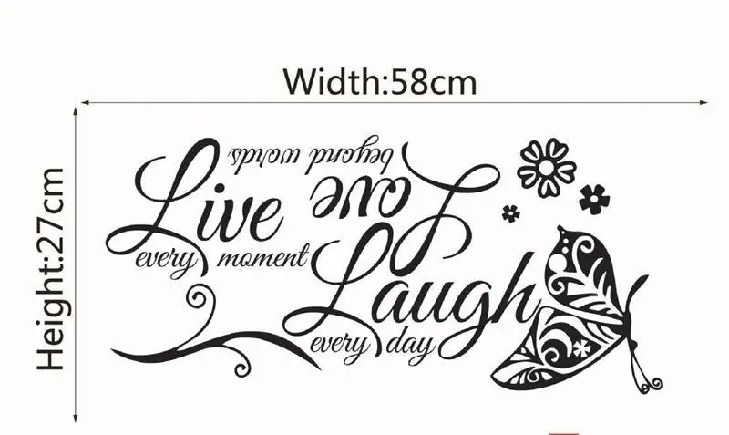 Live Laugh Love Wall Decals 6