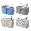 Bedside Hanging Pocket Storage Bag Bedroom Magazine Storage Pouch Diaper Caddy Toy Holder Baby Tissue Box Home Organizer 2