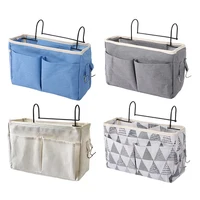 Bedside Hanging Pocket Storage Bag Bedroom Magazine Storage Pouch Diaper Caddy Toy Holder Baby Tissue Box Home Organizer 2