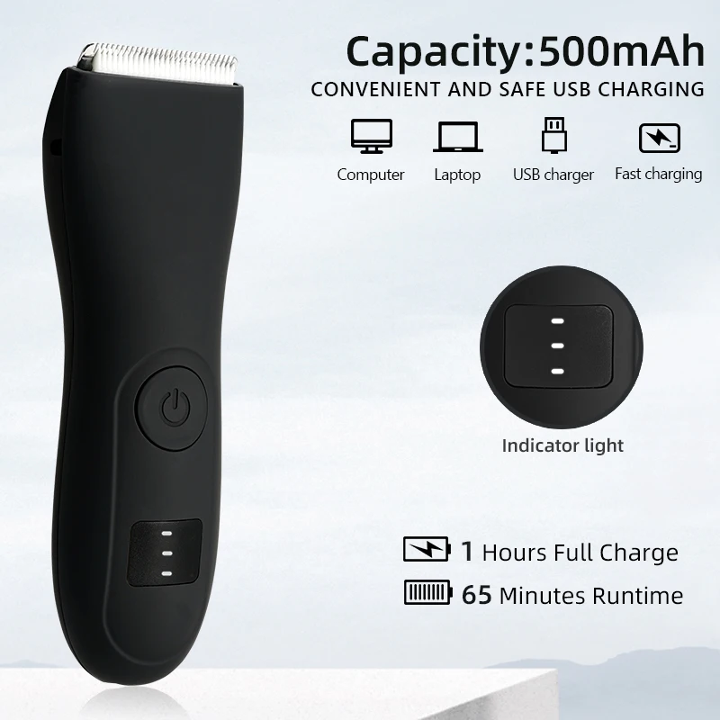 Hair Cutting Machine Professional Beard Trimmer Electric Shaver for Adult Body Hair Shaving IPX7 WaterProof Safety Razor Clipper 3