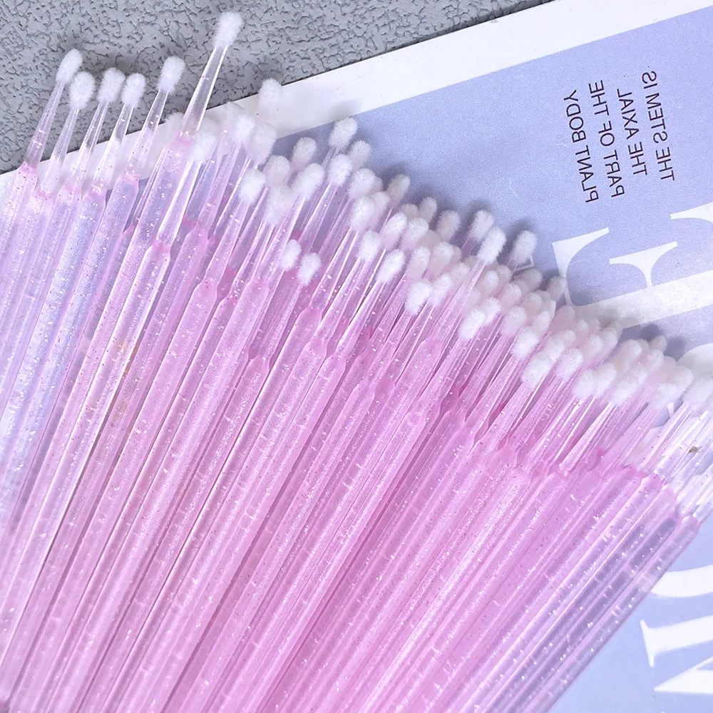 1000pcs Micro Brush Disposable Lash Removing Swab Microbrush Mascara Wands Applicator Eyelash Extension Makeup brushes Tools