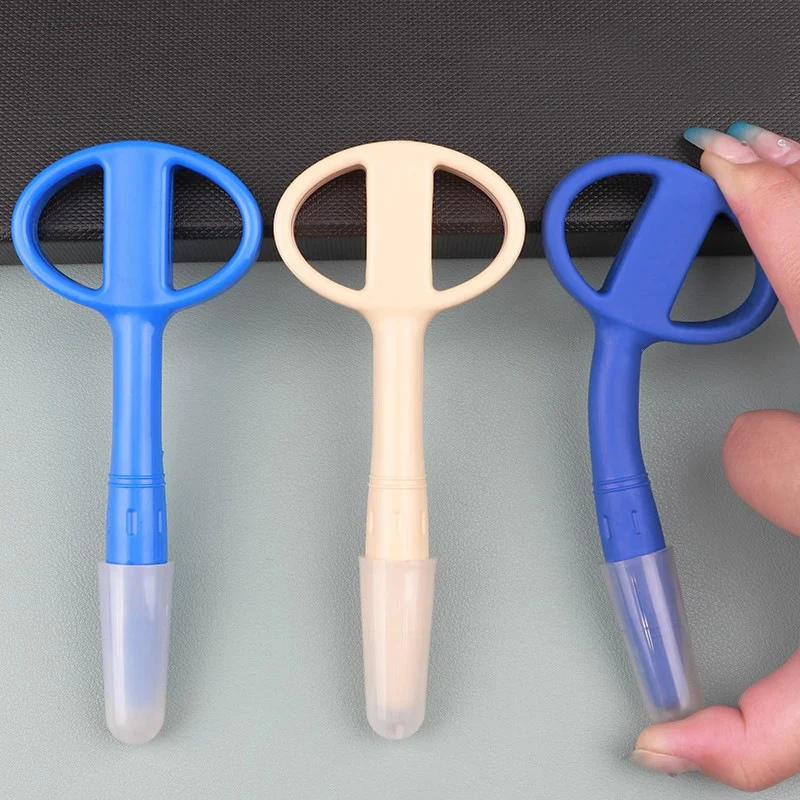 

Мягкая силиконовая безопасная Шариковая ручка для рукописного письма, Детские гелевые ручки с защитой от проглатывания, Детские канцелярские принадлежности, черные чернила 0,5 мм