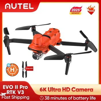 Autel Robotics EVO II Pro RTK V3 Drone Robusto Pacchetto 20MP Foto e 6K/30fps Video Professionale Topografia e Mappatura Drone Disponibile