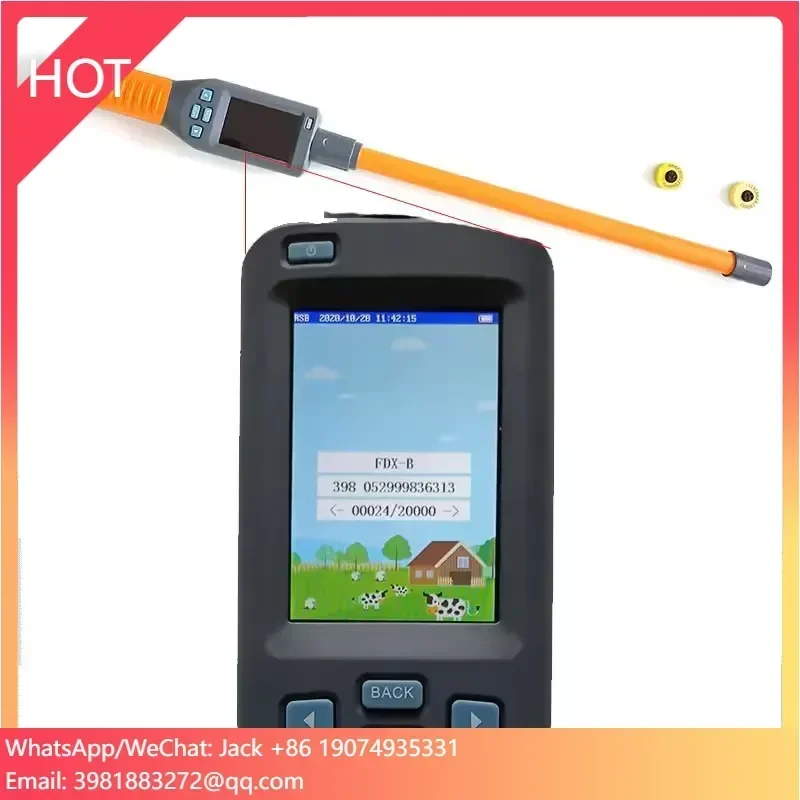 ECO-S01 핸드헬드 스틱 리더 블루투스 USB 인터페이스 1D 2D 바코드 스캐닝 동물 사육용 광원 재고