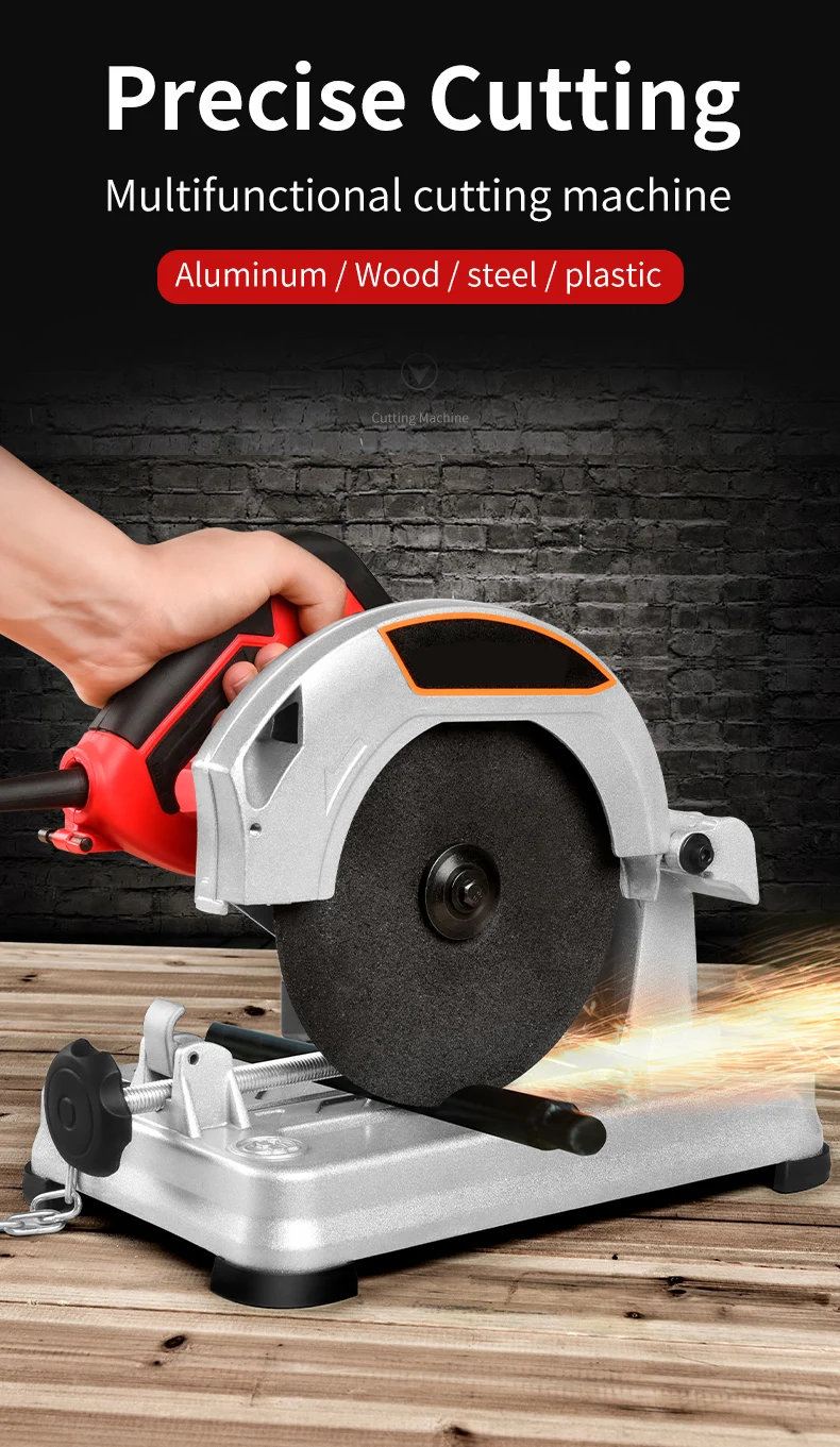 Electric Miter Saw Table Cutting Machine Aluminum Angle Cutter For Cutting Metal