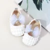 Spring & Autumn Baby Girl Princess Shoes Butterfly Bowknot Four colors Solid Fashion Design Newborn Toddler Shoes First walkers 4