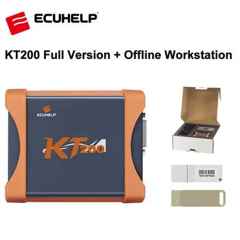 KT200 풀 버전 ECU 프로그래머, 오프라인 워크스테이션 코드 제거 도구, OBD2 BOOT BDM JTAG, 다중 프로토콜 읽기 쓰기
