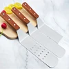 Stainless Steel Spatula and Grill Scraper Non Stick Durable Barbecue Cooking Tools Pizza Shovel Pancake Beef BBQ Utensils 4