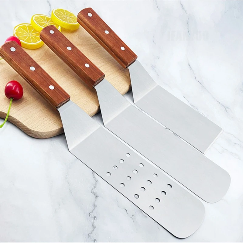 Stainless Steel Grill Spatula Set 4