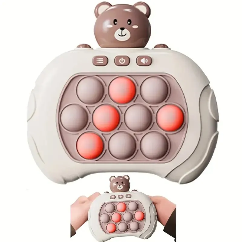 Game Console Pocket Game For Kids Quick Push Bubble Competitive Game Console Series Creative Decompression Console Decompression Puzzle