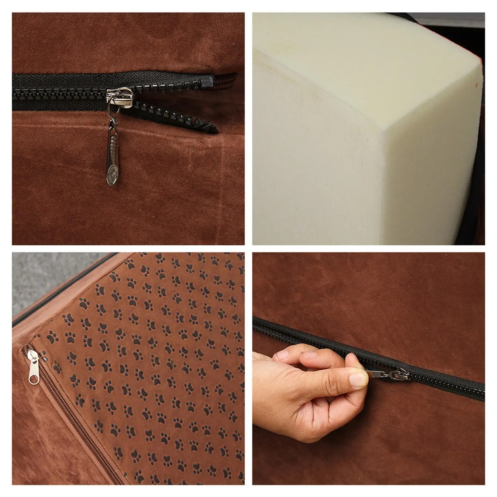 

Soft Dog Stairs Ladder Non Slip Removable Zipper Cover Step