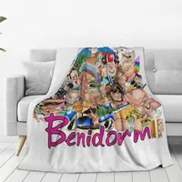 Benidorm! Blanket Flannel Super Soft Throw Blankets Sofa Throw Blanket For Home Bedroom Office Throws Bedspread Quilt 2