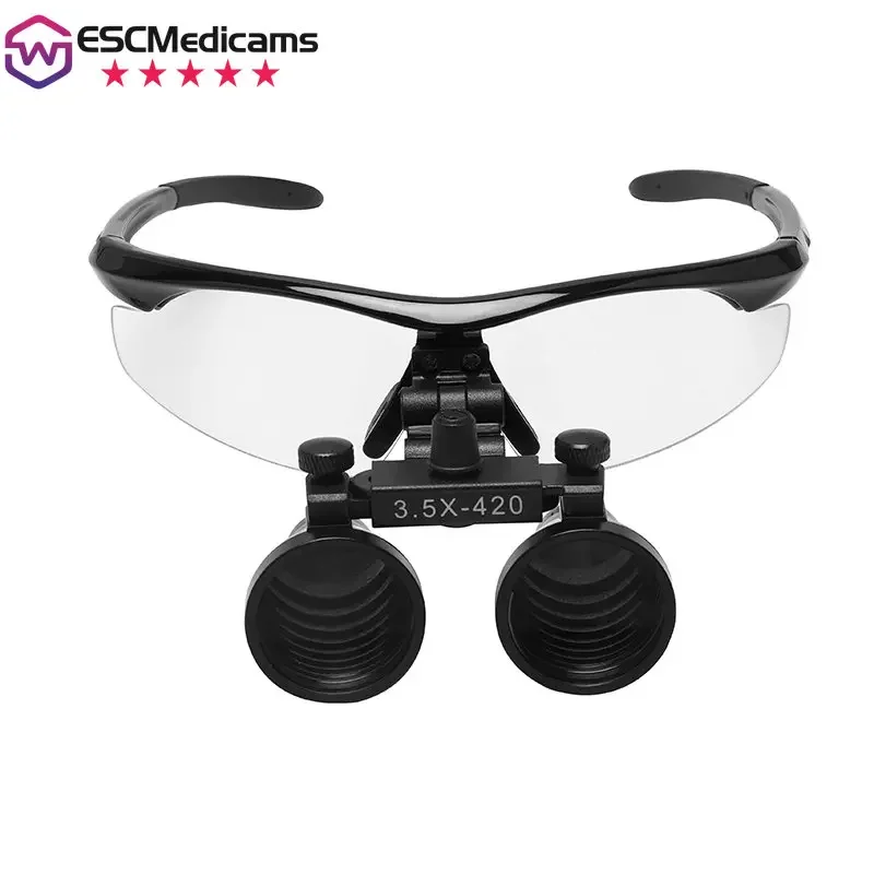 

Dentistry Binocular Medical Magnifier 2.5X 3.5X Ultra-lightweight Optical Loupes 320-540mm Magnifying Glass for Dental Surgery