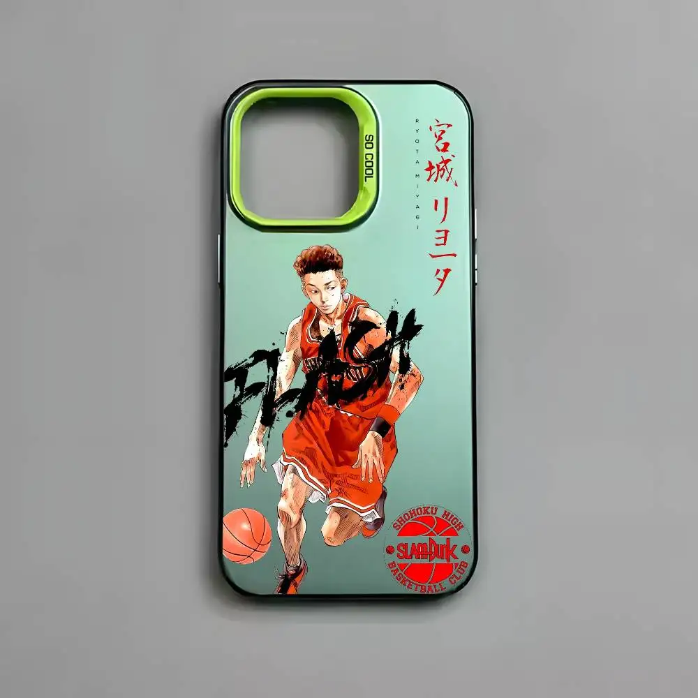 S-Slam D-Dunk Multicolor Matte Laser Metallic Aurora Cool Phone Case
