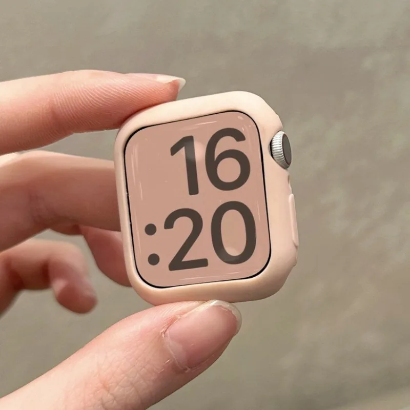 Full-Cover TPU Case IWatch 4/5/6/SE Unisex Soft Protective Shell Anti-Scratch Apple Watch Cover Lightweight Wearable Accessory