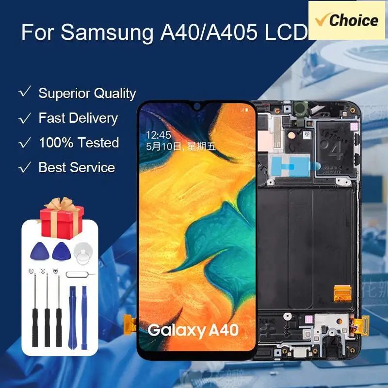 5-9-Inch-A405-Display-For-Samsung-Galaxy-A40-Lcd-Touch-Screen-Digitizer ...
