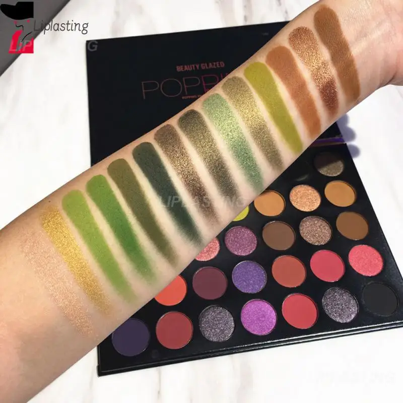 

Палетка матовых теней для век Beauty Glazed, водостойкие блестящие пигментные дымчатые тени для век, косметика, 35/18/16 цветов, TSLM1