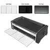 Commercial Two Layer Multifunctional Smokeless BBQ Grill Roasting Meat Griddle Barbecue Mesh Raclette Grill 2