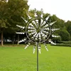Magical Kinetic Metal Windmill Spinner Unique Wind Powered Catchers Creative Patio Garden Lawn Outdoor Courtyard Decoration 1