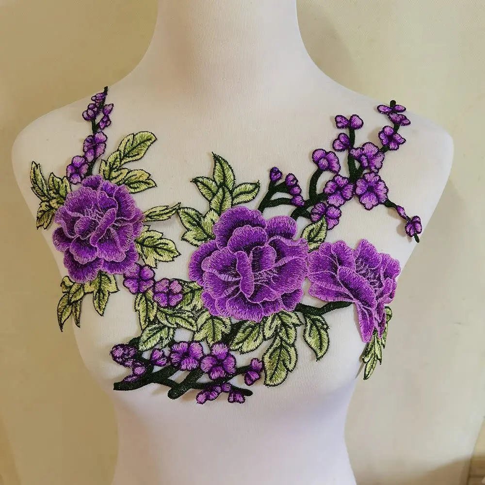 Embroidered Patch Set for Clothing Repair and DIY Decoration