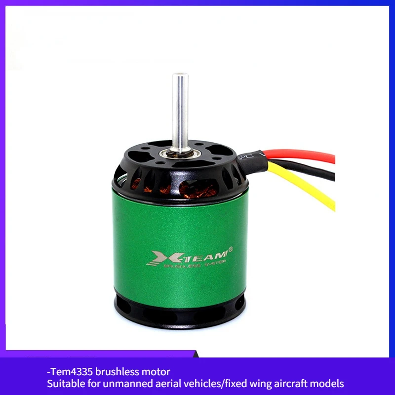 

X-TEAM 4335 Brushless Motor High Torque Outrunner Motor for Fixed Wing RC Model Electric Skateboard Tool Parts