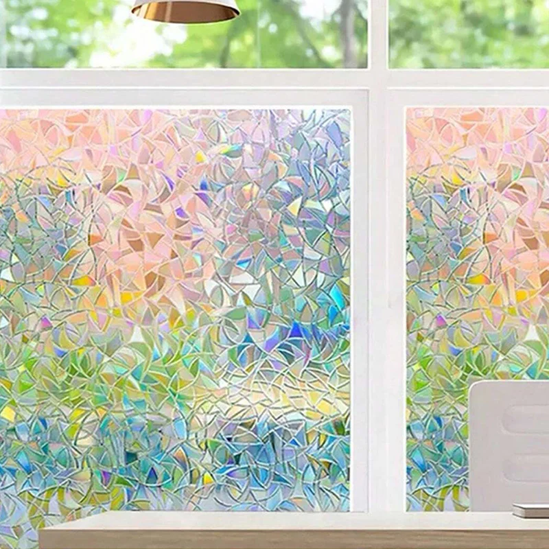 Window privacy sticker 1/2m static electricity adhesive free frosted anti peeping translucent glass