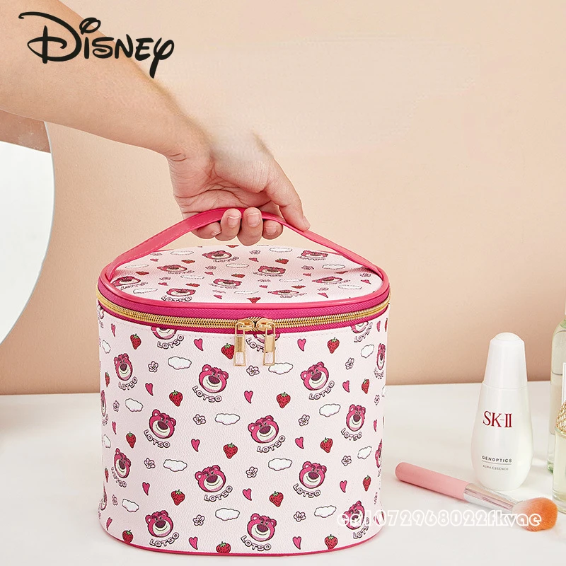 Disney's New Toilet Bag Fashionable High Quality Waterproof Makeup Bag Cartoon Large Capacity Multi Functional Storage Handbag