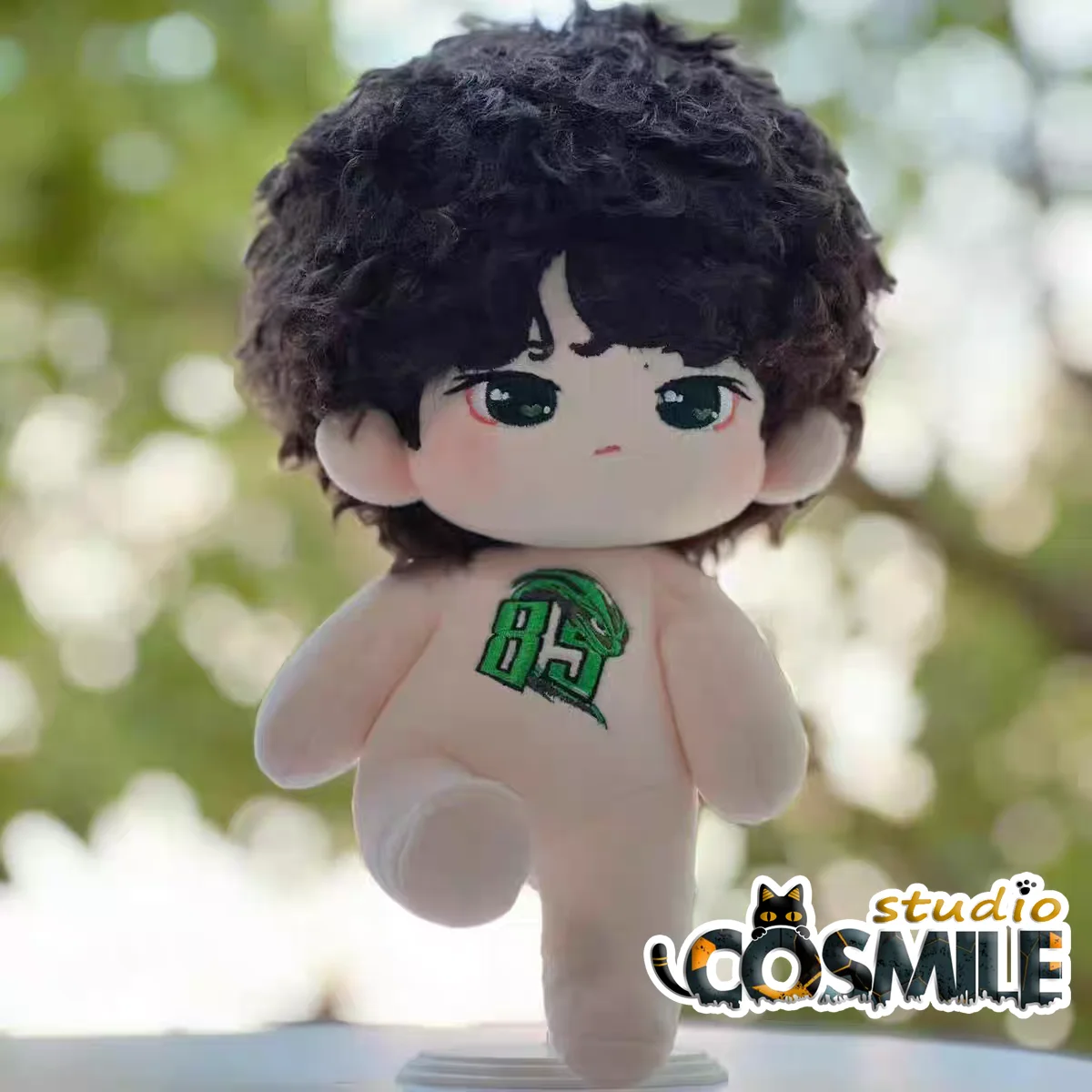곱슬머리 이보 샤오잔 더 언테이드 스타 아이돌 쿨 가이 BJYX 봉제 인형 20cm 플러시 인형 바디 GG 11월