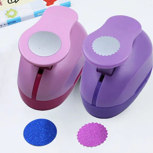 3PCS(5cm,3.8cm,2.5cm) Round shape craft punch set children manual DIY hole  punches cortador de papel de scrapbook Circle punch