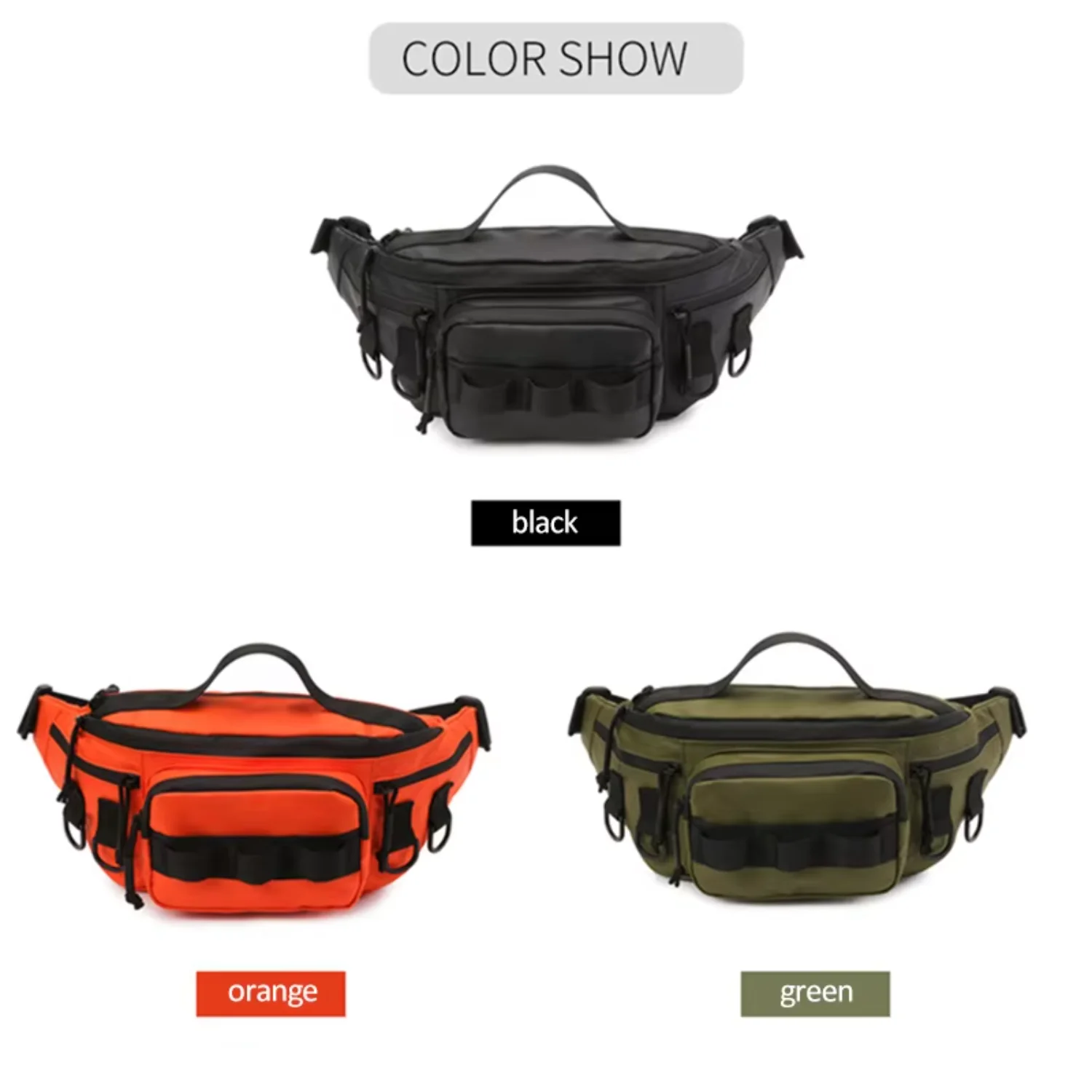 Multifuctional Fishing Lure Men Women Outdoor Lightweight Chest Pack Hunting Hiking Climbing Nylon Waterproof Waist