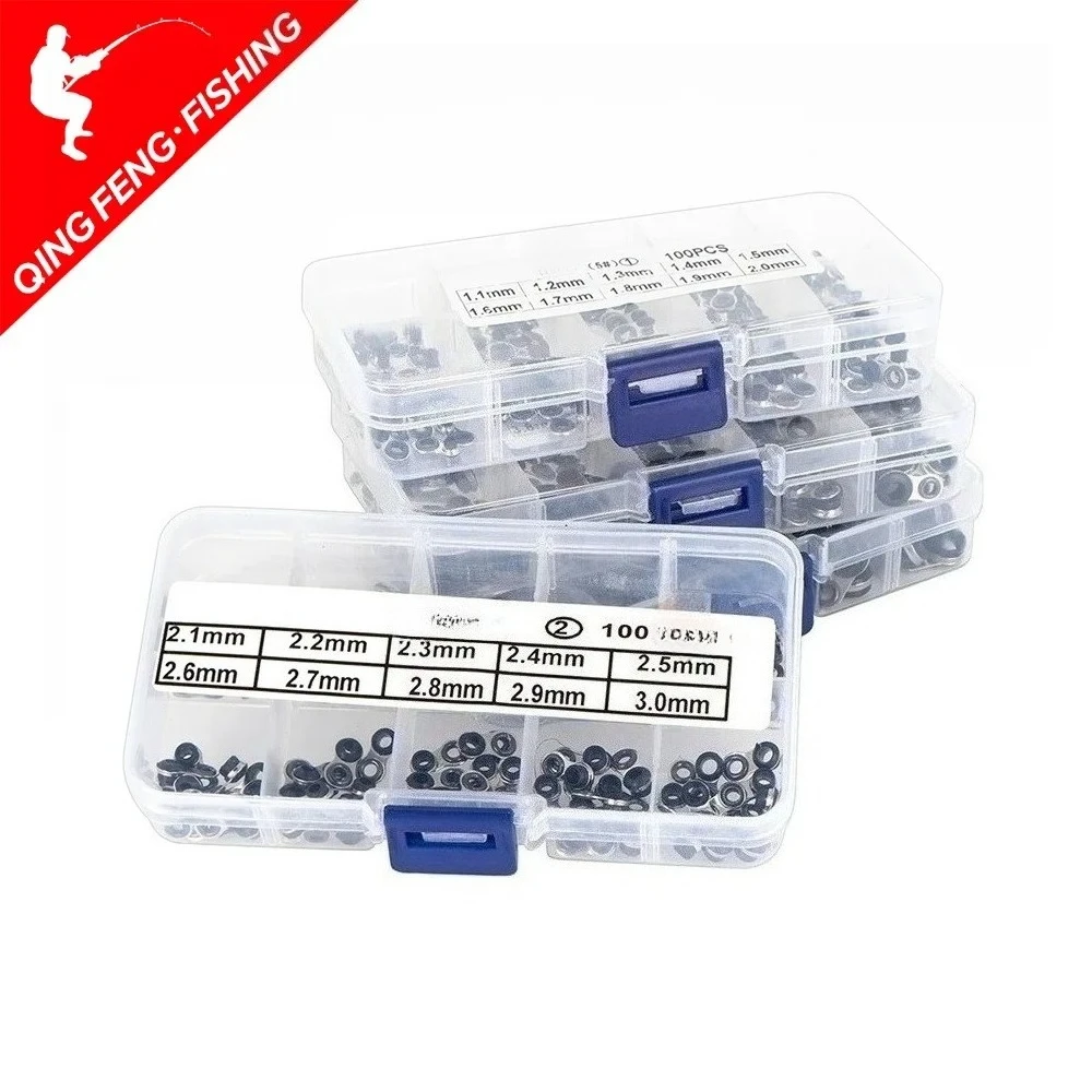 Fishing Rod Repair Kit with Mixed Size Guides and Tips