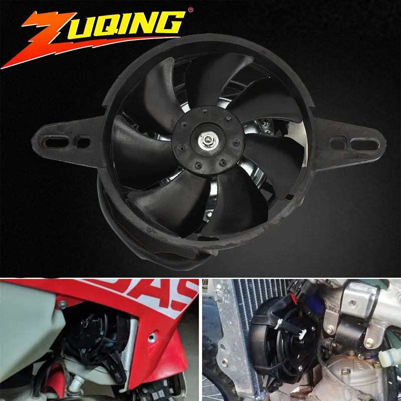 Motorcycle Cooling Fan Oil Cooler Electric Radiator Engine Radiator Fit For 150cc 200cc 250cc Go