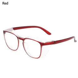 Enhanced Anti - Fog Blue Light Blocking Safety Glasses with UV400 Protection (Red)
