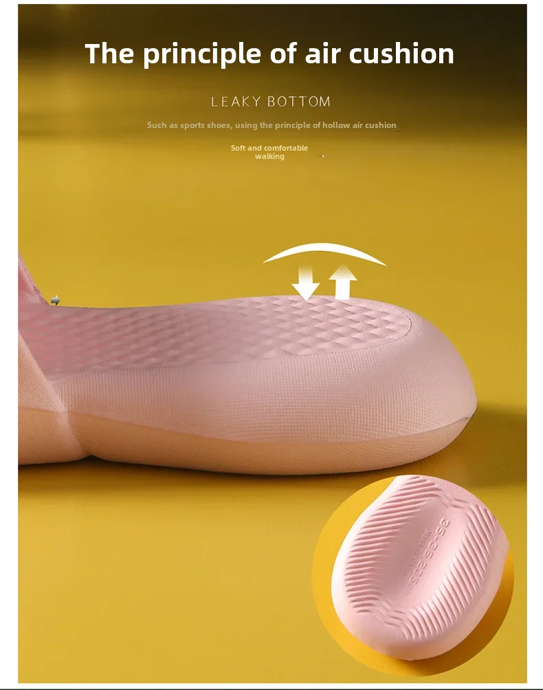 Pantuflas de Verano Eva para Uso Doméstico, Antideslizantes, al por Mayor, para Baño Interior, con Suela Gruesa, Sandalias para Hombre y Mujer, Sensación de Frescura