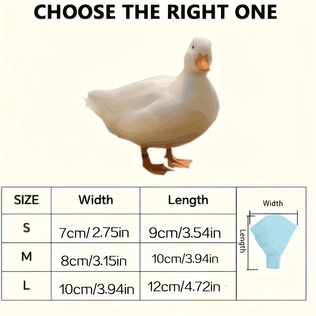 Pet Duck Cole Duck Foot Protection Shoes Pet Goose Bird Boots
