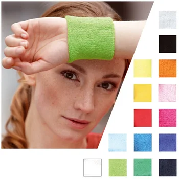 ‌1pc Sports Wrist Wrap - Non-Slip Sweat Absorbent Band for Basketball/Football, Anti-Sprain Support & Breathable Gym Accessory 1