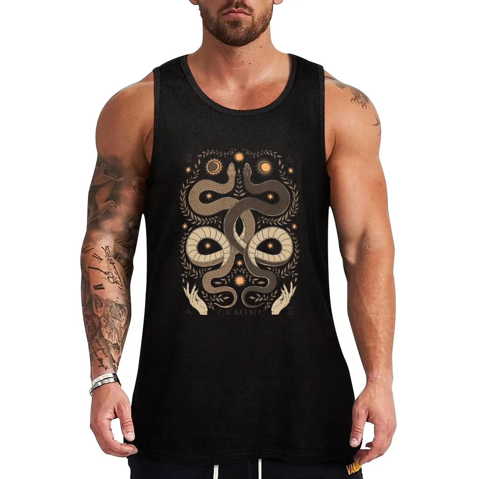 

New Gemini Tank Top sleeveless shirt man Gym clothes muscle t-shirt