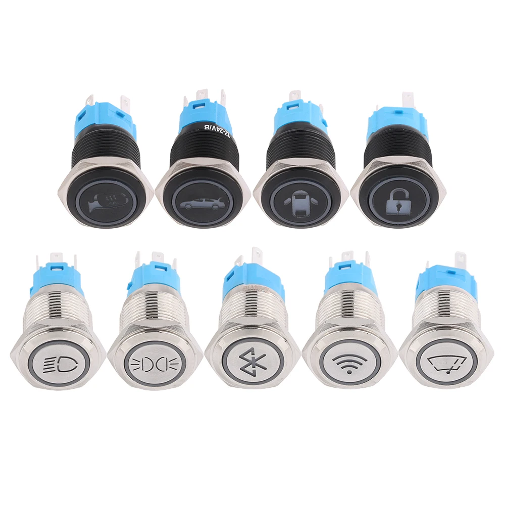 QitinDasen 10Pcs Preiu 12 Interruttore A Pulsante Oentaneo In - Foto 12