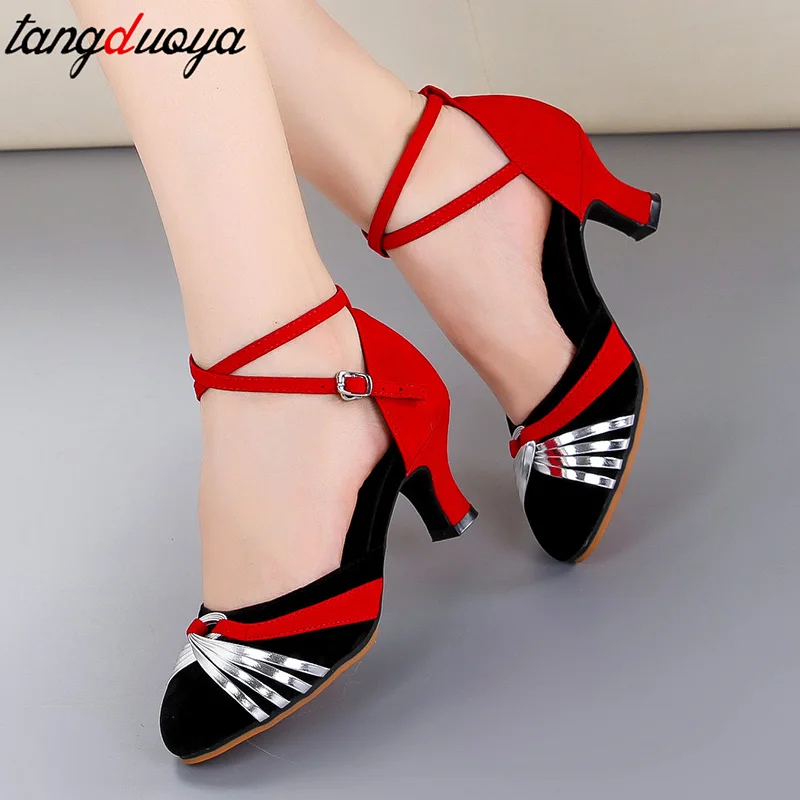 Latin Dance Shoes Woman High Heel Summer Tango Ballroom Dance Size 33-42 dance shoes