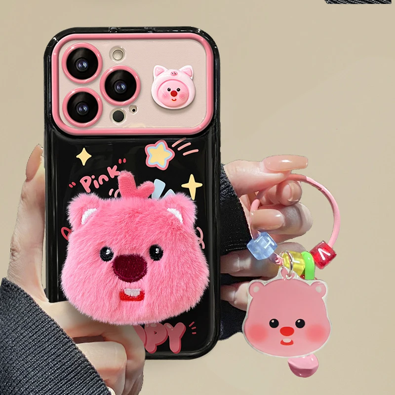 

New Anime Iphone15 Phone Case Loopy Cartoon Iphone14Promax Couple Cute Pendant 13/12 Silicone Fall Protection Case