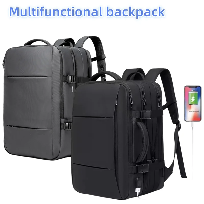 Sbdba33cb23fc46ecb62ccea7e37413fcK Men's backpack travel bag Men's large capacity large backpack Business laptop backpack Women's expandable backpack school bag Mallzona