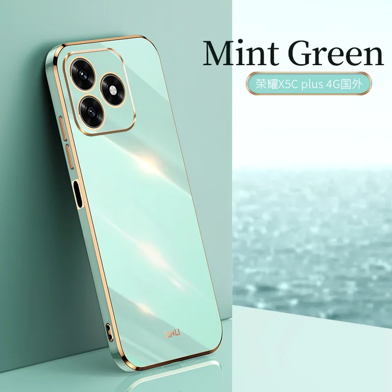 Elegant Plating Fashion Silicone Phone Case - Shockproof Luxury Back Cover