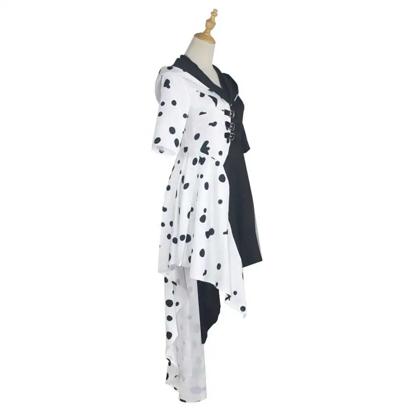 Evil Madame Cruella De Vil Costume Cosplay