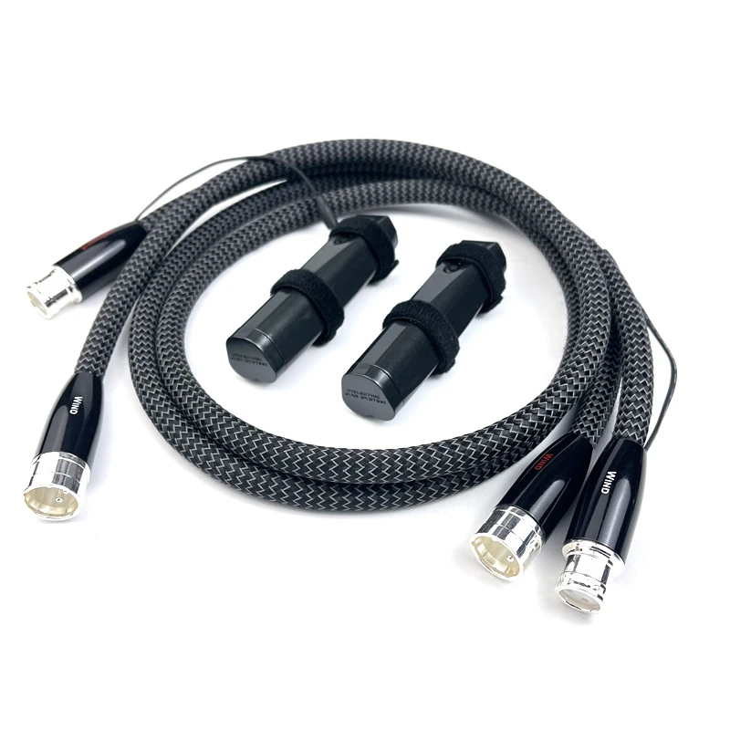 

Hi-end Wind XLR Balanced Cable PSS Silver HiFi Audio Interconnect Line with 72V Battery