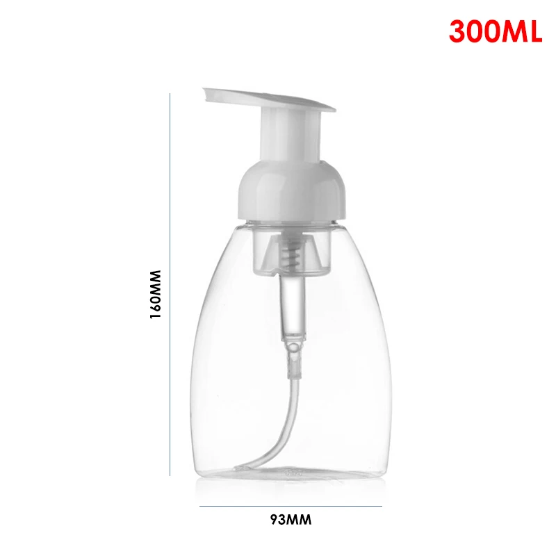 

Clear Shampoo Lotion Shower Gel Foam Pump Bottles Foaming Bottle Liquid Soap Whipped Mousse Points Bottling