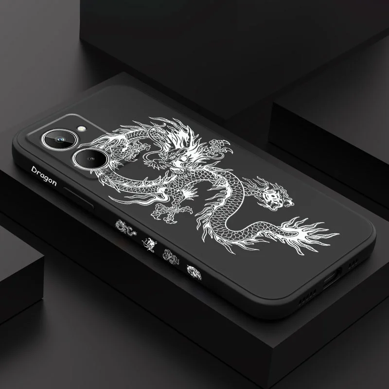 Dragon Groaned Liquid Silicone Phone Case